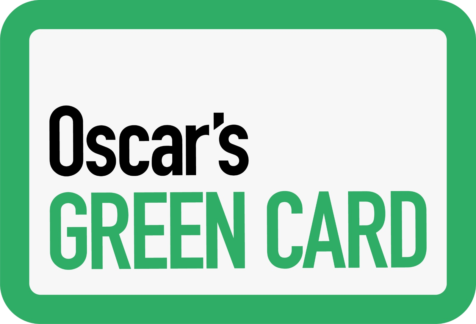 Logo Oscar's green card